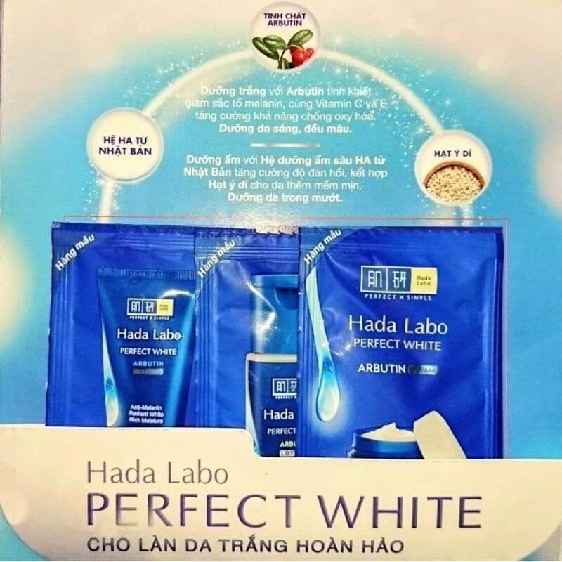 Bộ 3 gói sample chăm sóc da Hada Labo