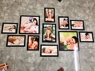 Bộ 11 tấm spa dán tường