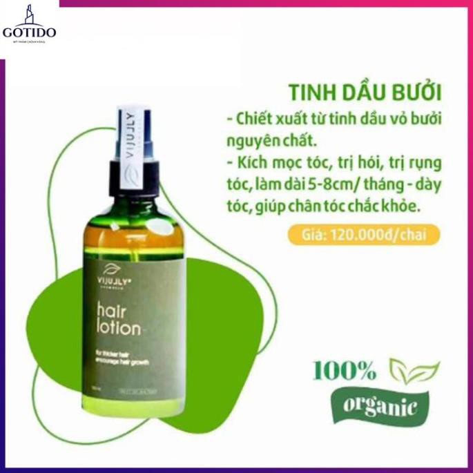 Dầu gội trị rụng tóc 280ml + Tinh dầu dưởng tóc bưởi ViJully 280ml [Ngăn rụng tóc hiệu quả] | BigBuy360 - bigbuy360.vn