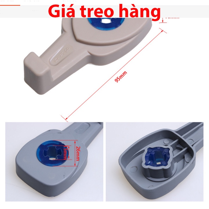 Bộ 2 giá móc treo đồ sau ghế ô tô | Phụ kiện xe hơi - Đồ chơi ô tô chính hãng