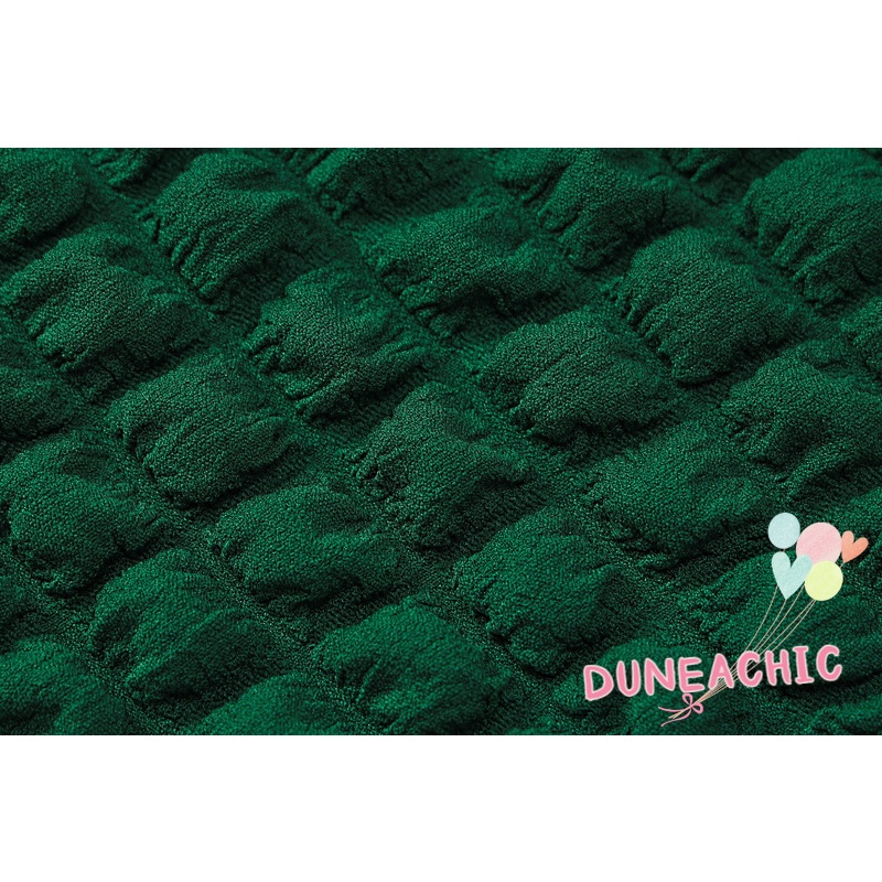 DUNEA Đầm Tay Phồng Dài Cổ Cao Thời Trang Đường Phố Cá Tính Cho Nữ