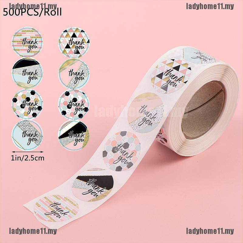 < Lh11_new > 500 / Roll Thank You Sticker < Lh11