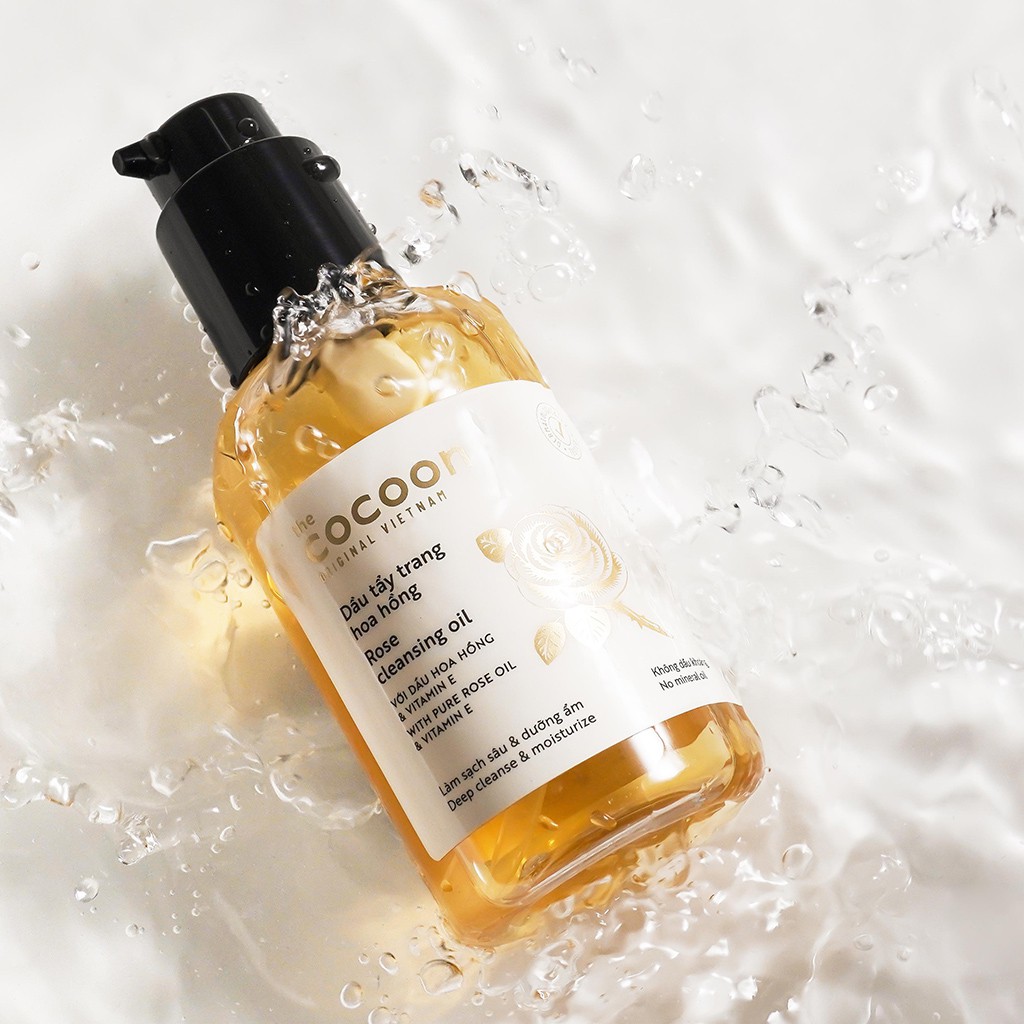 Dầu Tẩy Trang Hoa Hồng Cocoon Rose Cleansing Oil 140ml