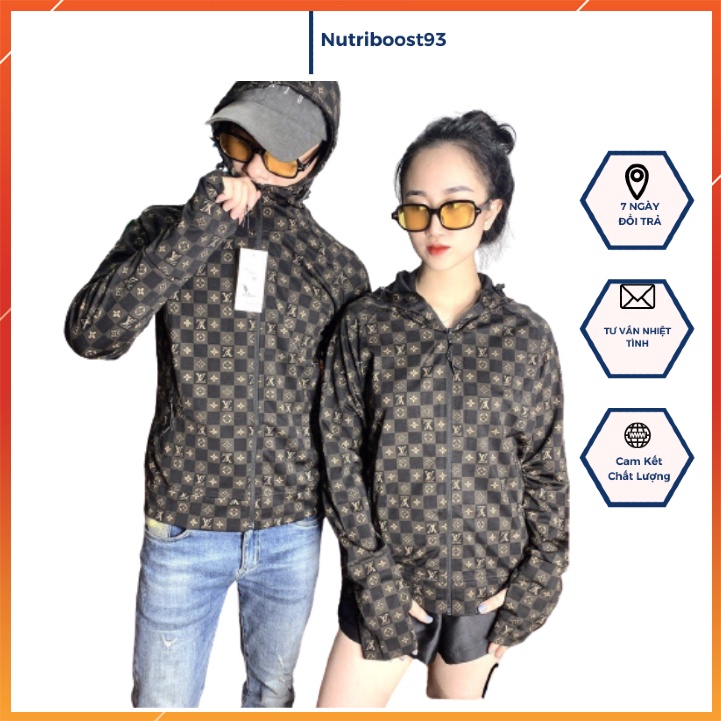 Áo Chống Nắng LV Dập Vân Đôi Trẻ Trung-Hiện Đại-Thời Trang 4 Mùa