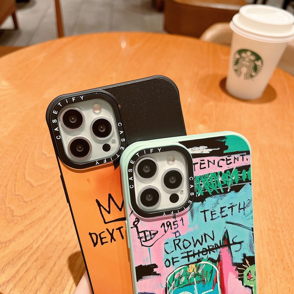 Ốp Điện Thoại Mềm Hình Graffiti Màu Xanh Lá Cho iPhone13Pro iP12Pro XS iPhone11 12Promax 13Promax 11 12 13