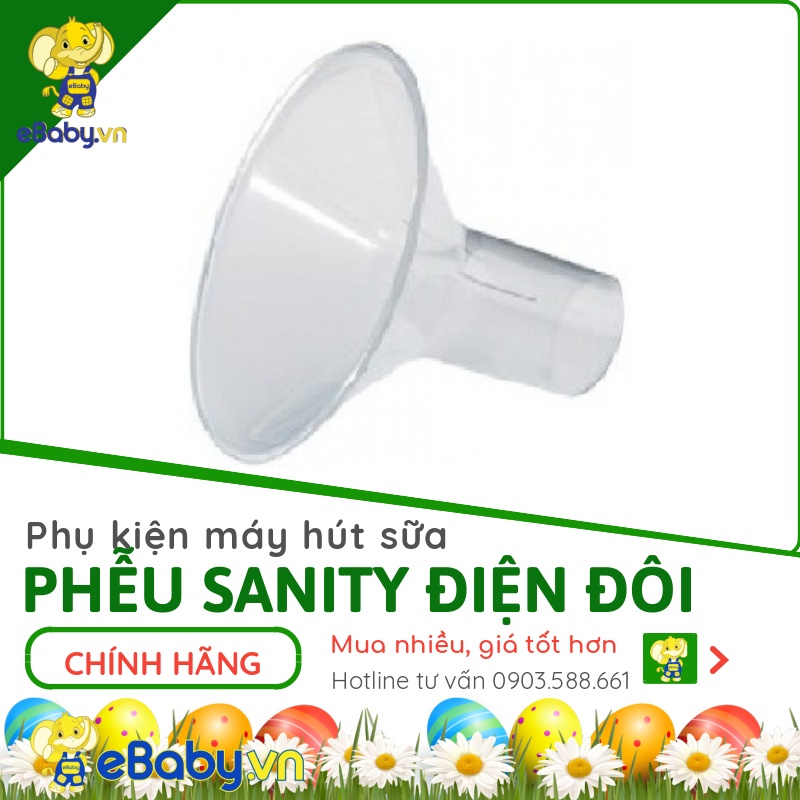 Cổ phễu máy hút sữa Sanity đôi cũ - Linh phụ kiện dùng cho máy hút sữa Sanity Đôi