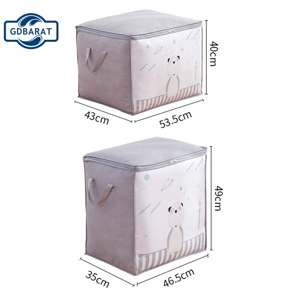 Túi Đựng Quần Áo 2 Kích Thước Lớn Chống Bụi Có Thể Gấp Gọn Tiện Dụng