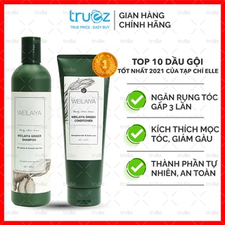 Dầu gội gừng trắng Weilaiya Giúp tóc khoẻ mềm mượt, giảm rụng và kích mọc tóc