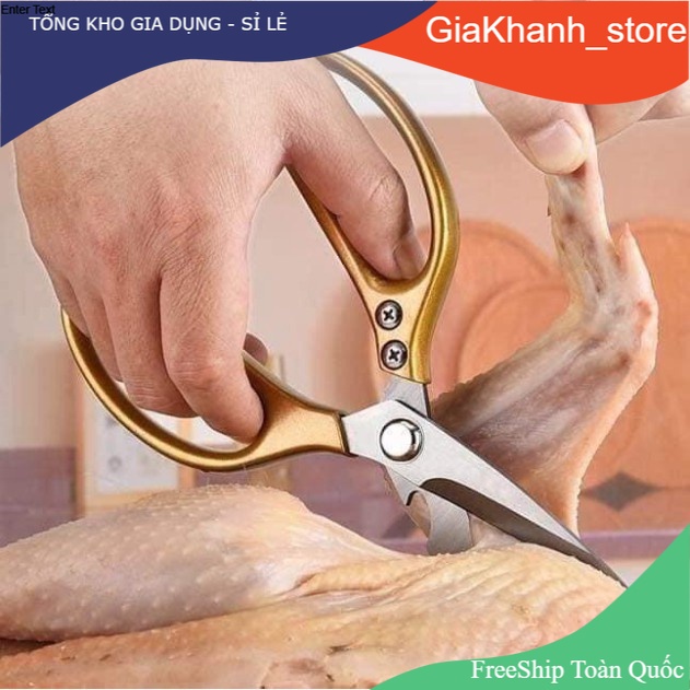 Kéo Nhật Đa Năng SK5, Cắt Xương Gà Thịt, Siêu Bền (Cán Thép Không Gỉ)