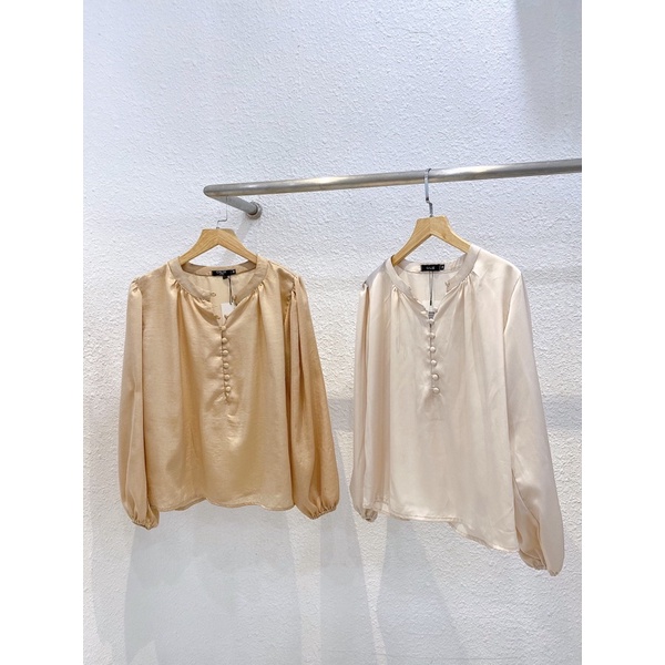 Áo tay dài nút bọc CALIE STORE