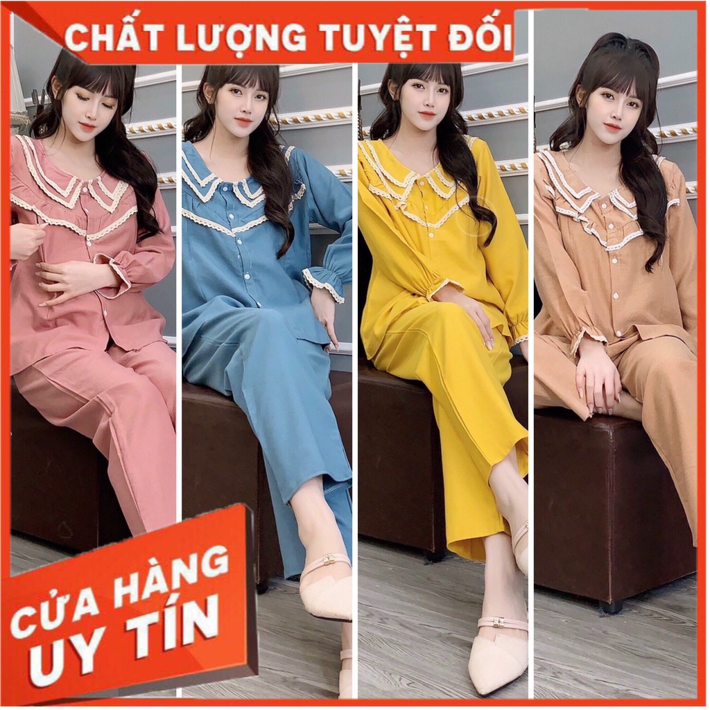 Bộ bầu thu đông dài + sau sinh chất nhung tăm mặc mùa Thu, Đông có chỗ cho con ti