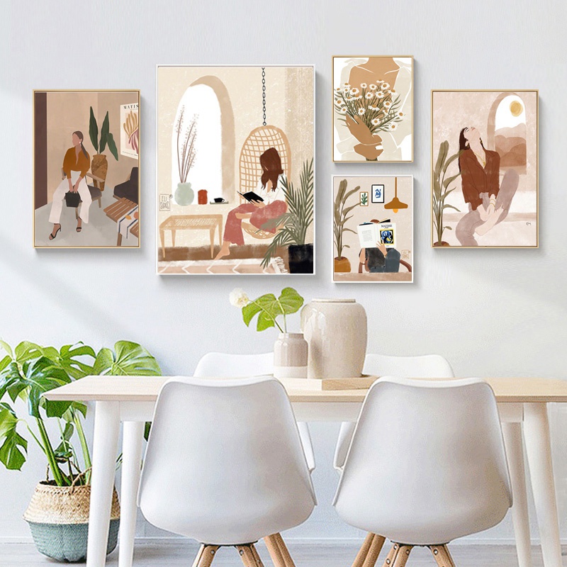 Tranh vải canvas treo tường trang trí nội thất đẹp mắt