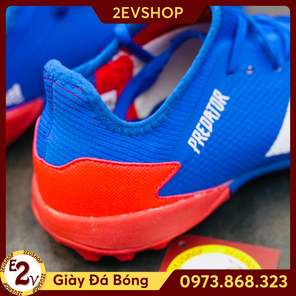 [Freeship] [ Tặng Túi/Tất] Giày Đá Bóng 𝗧𝗙 𝗔𝗱𝗶𝗱𝗮𝘀 𝗣𝗿𝗲𝗱𝗮𝘁𝗼𝗿 𝟮𝟬𝟮𝟬 Xanh Dương Đã Khâu