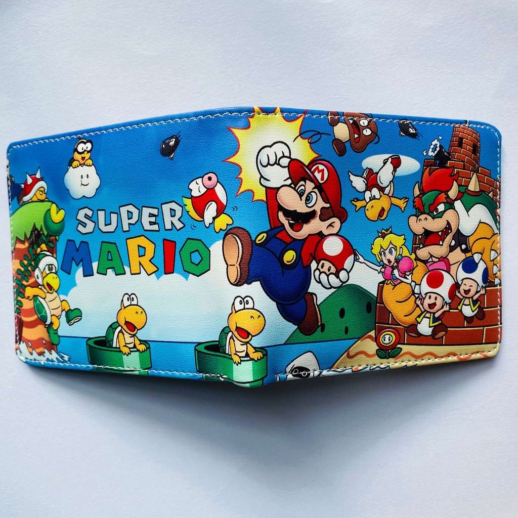Ví Đựng Tiền Xu Họa Tiết Mario Dễ Thương Chất Lượng Cao