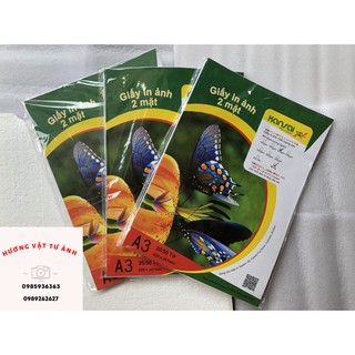 Giấy In ảnh KANSAI 2 mặt khổ A3 nhiều định lượng 160gsm/200gsm/230gsm/250gsm/300gsm