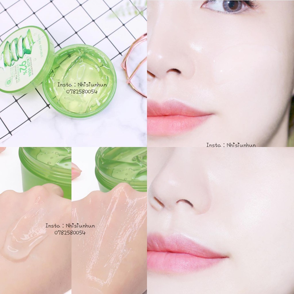 Gel Lô Hội Nature Republic Soothing & Moisture Aloe Vera 92% Soothing Gel