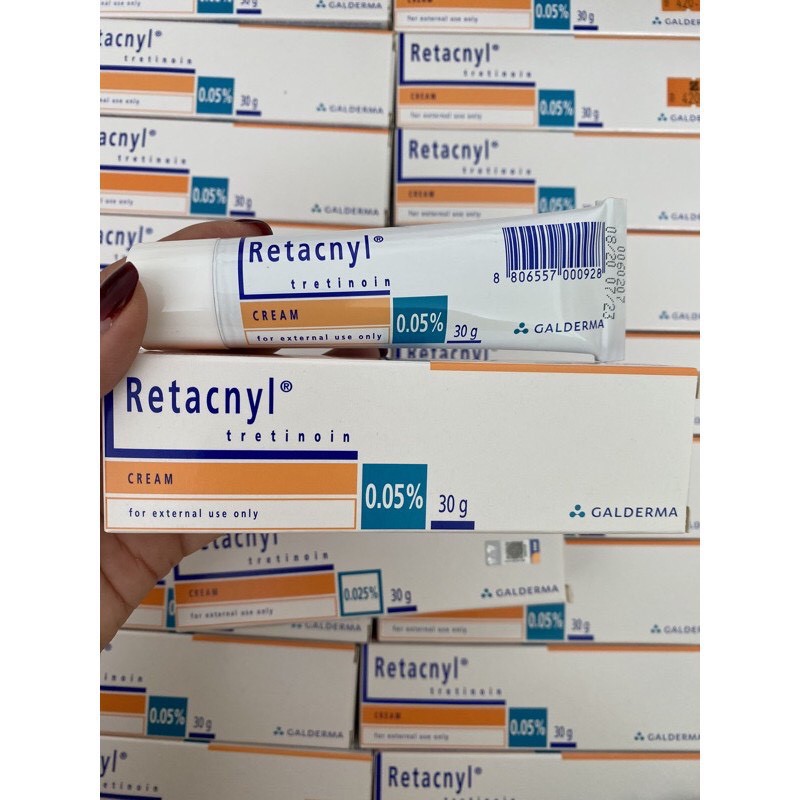 {CHÍNH HÃNG} Kem RETACNYL giảm mụn, trẻ hóa da 0.05%