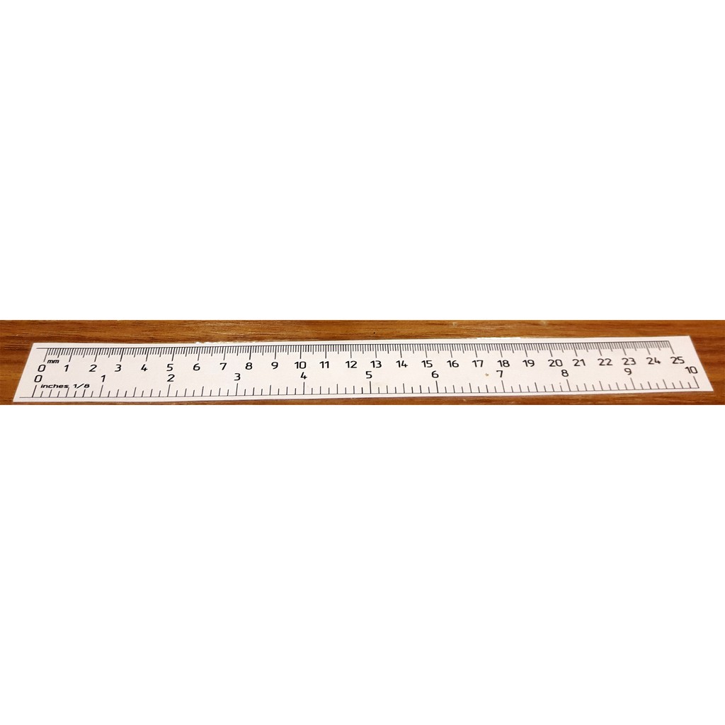 Thước dán bàn tiện lợi, đo kích thước cho 90% các vật dụng thường ngày, áng chừng size sản phẩm mua hàng online
