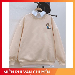 [FREESHIP 50K] Áo Sweater Cô Chủ và Cún Con form rộng, áo sweater Cô Chủ và Cún Con phong cách oversize unisex