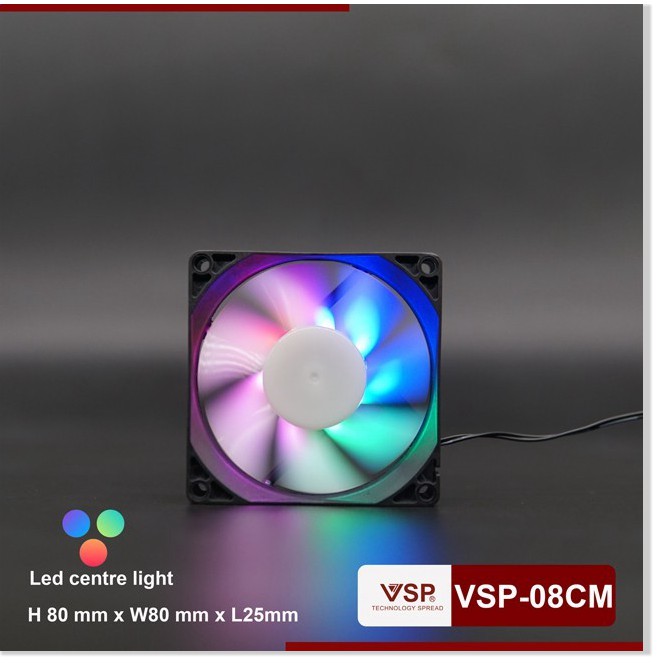 Fan Case V-08CM LED (8cm)