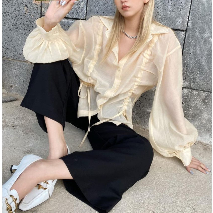 ONONMADE| Quần ống suông màu đen - Brenna Trousers | BigBuy360 - bigbuy360.vn