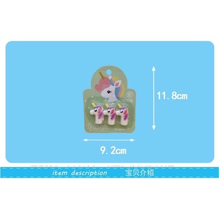Nắp đậy bút chì Unicorn (vỉ 3 cái)