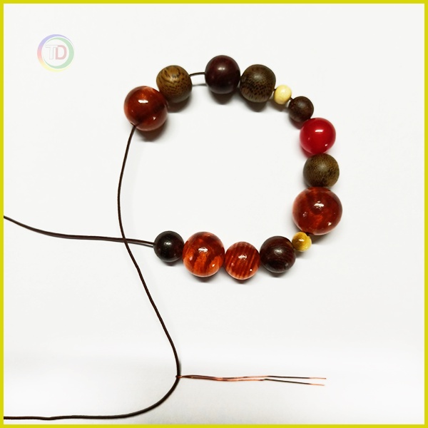 Dây dù lõi chun co giãn để xâu hạt gỗ hạt phong thủy, Dây xâu các loại hạt charm làm vòng handmade - TD1 store