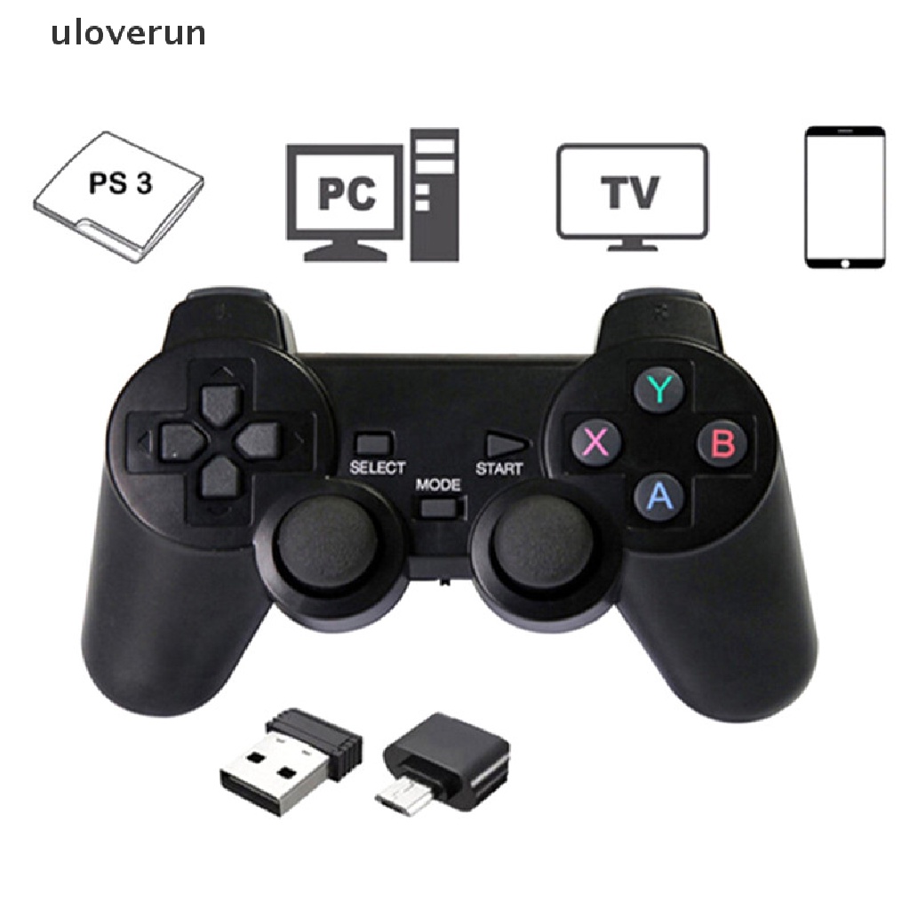 Tay Cầm Điều Khiển Chơi Game Không Dây 2.4GHz Cho PS3 PC TV Box