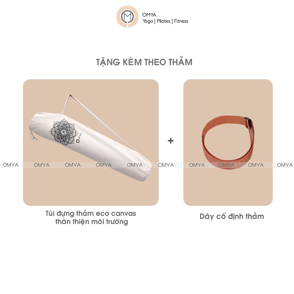 Chính hãng thảm tập yoga gỗ bần và cao su tự nhiên chống trơn Nicegood, gỗ sồi dạng nút chai