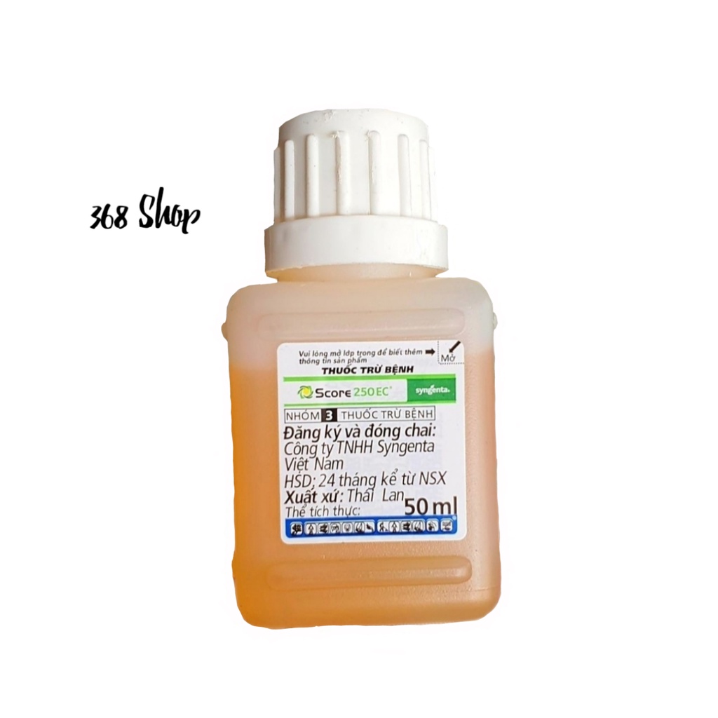 💎Thuốc trừ bệnh💖 Score 250EC  Syngentar💕 Đặc t r ị bệnh phấn trắng, mốc sương cho cây trồng. 250 EC