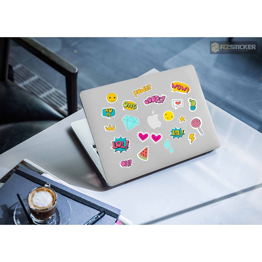 [Set 100+] Sticker Emoji Cute | Chất Liệu PVC 5 Lớp Chống Nước, Chống Bay Màu | Trang Trí Đồ Dùng Cá Nhân