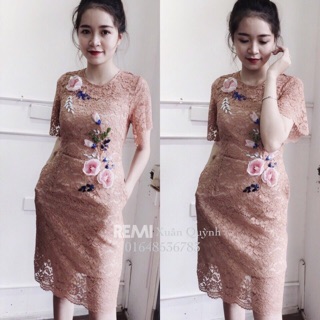 Đầm ren thiết kế
