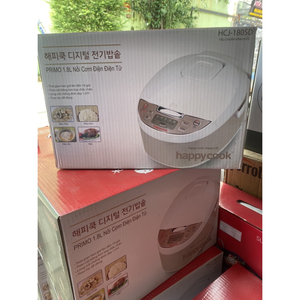 Nồi cơm điện tử đa năng 1.8 lít Happy Cook