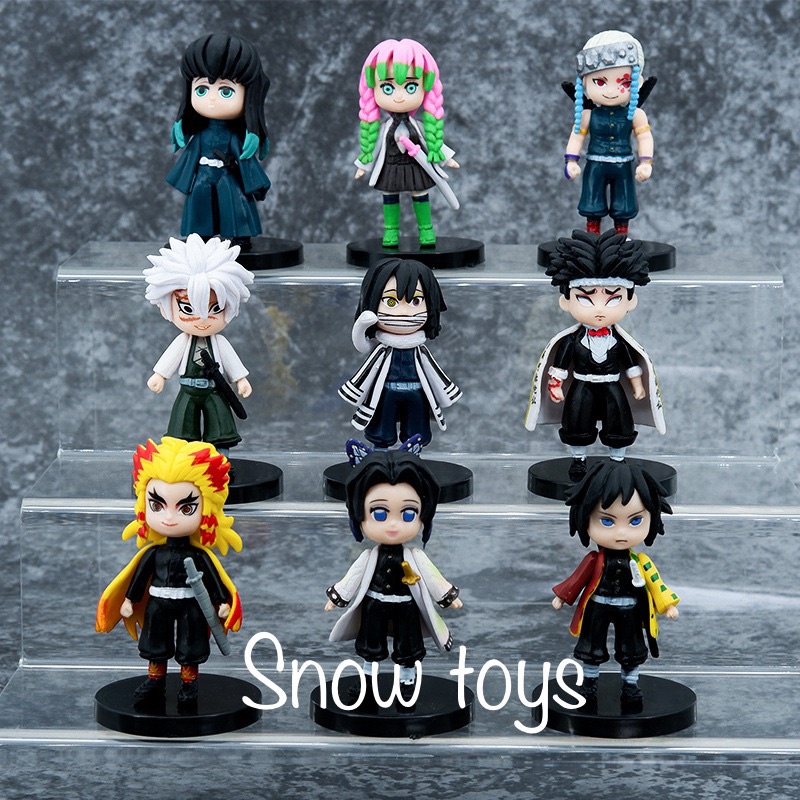 Mô hình Kimetsu No Yaiba - Thanh gươm diệt quỷ - Trụ cột Nham Luyến Xà Viêm Trùng Hà Thuỷ Âm Phong Shinobu Rengoku