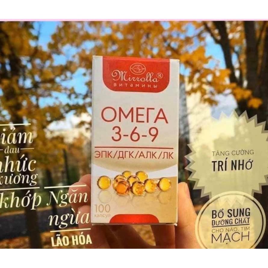 Omega 369 hàm lượng 370mg Mirrolla | BigBuy360 - bigbuy360.vn
