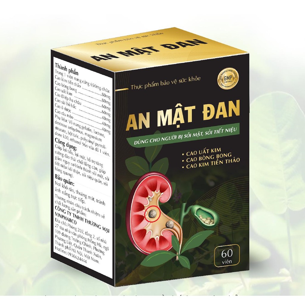 An Mật Đan - hỗ trợ hiệu quả điều trị sỏi thận, sỏi mật, sỏi tiết niệu