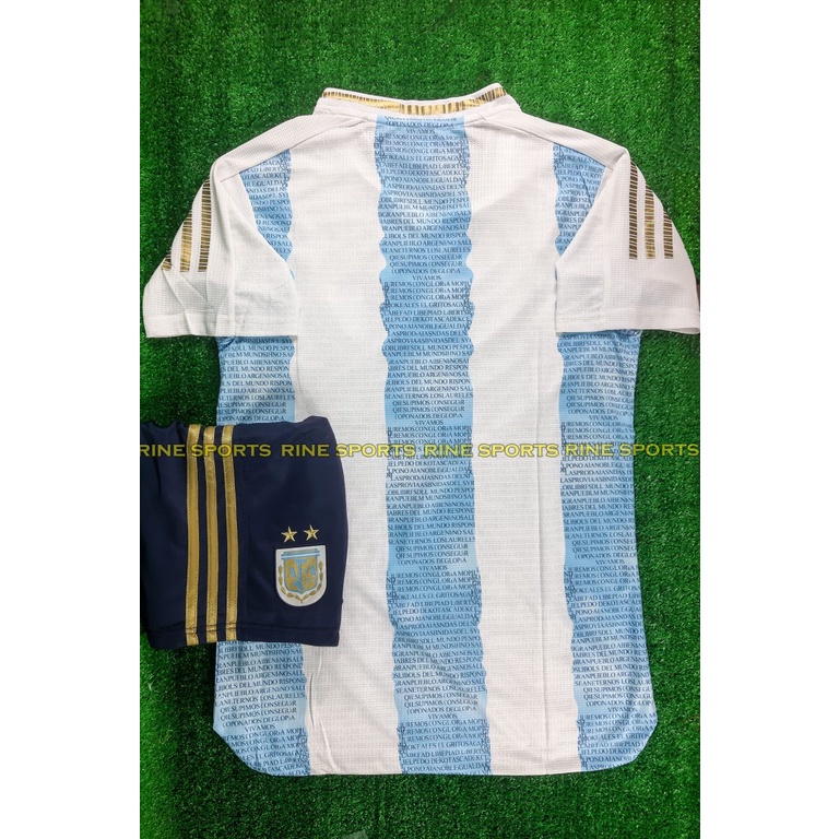 Bộ Áo bóng đá Argentina -Arg hàng Thailand chuẩn thi đấu 100%. kỉ niệm 1998