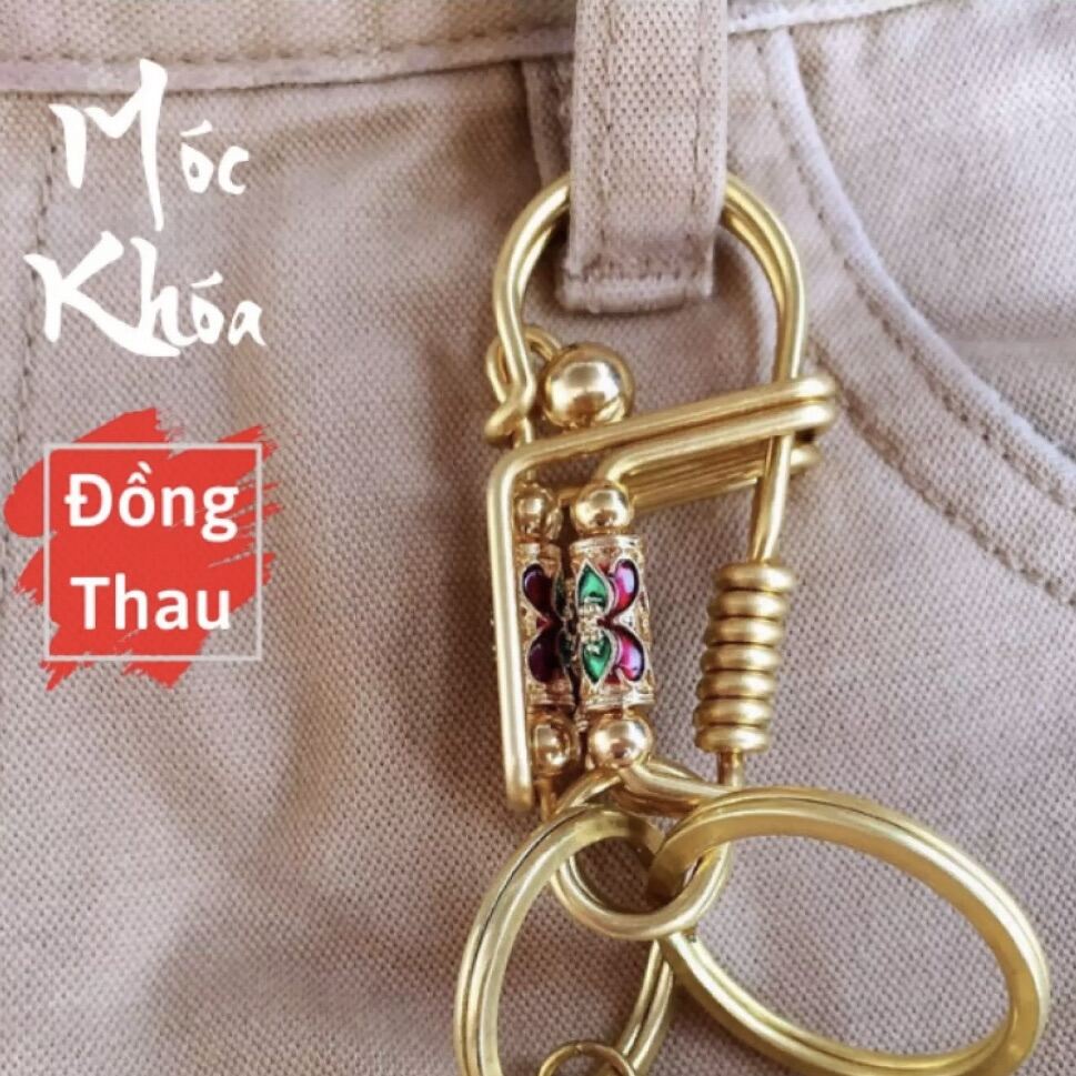 Móc khoá thủ công bằng que đồng h65 độ dày 2 ly bền và đẹp