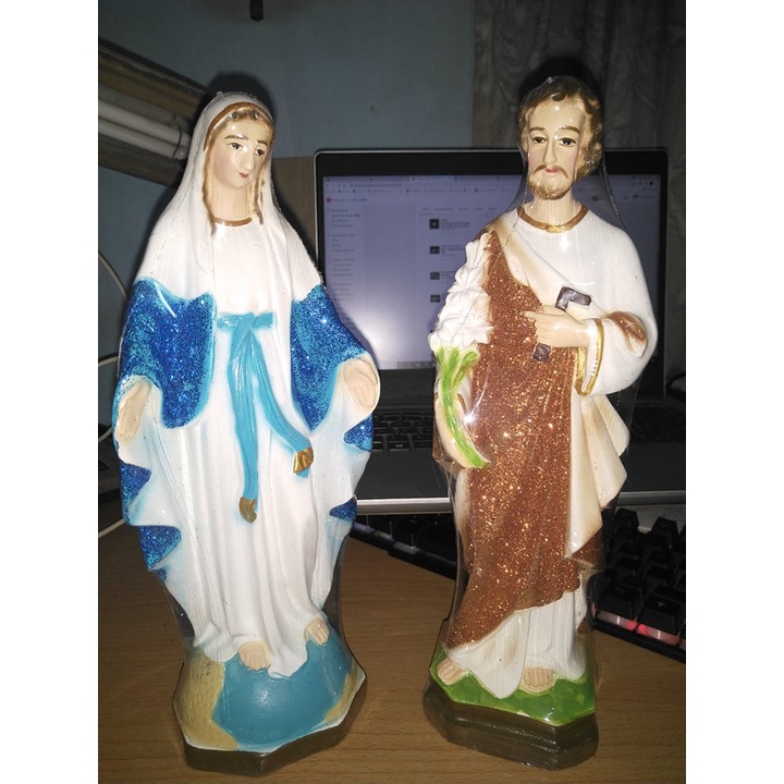 Bộ 2 tượng Thánh cả Giuse và Mẹ Ban Ơn