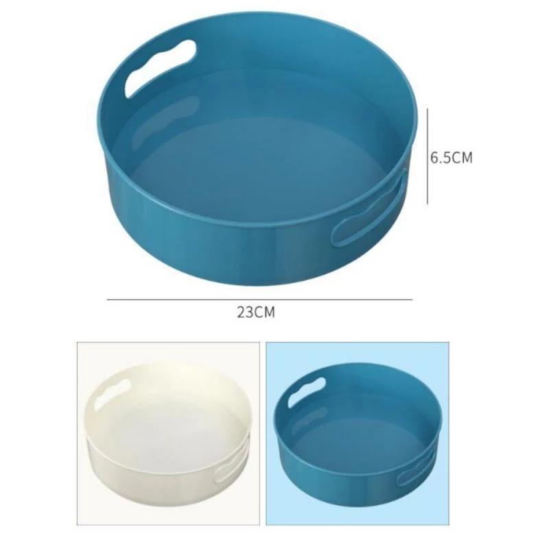 Khay Đựng Trái Cây / Mỹ Phẩm Xoay 360 Độ Đa Năng Tiện Dụng Cho Văn Phòng