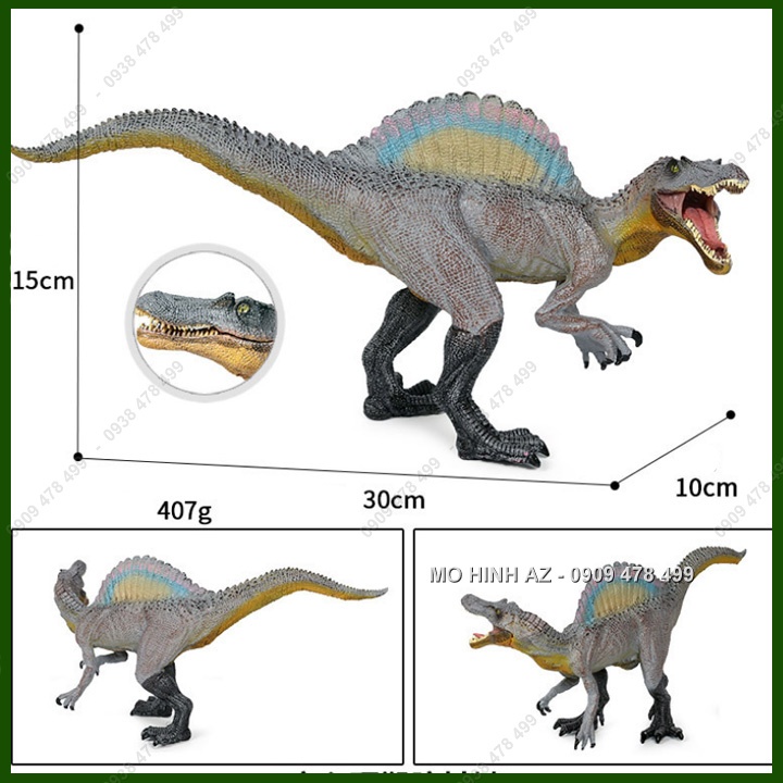 Mô Hình Khủng Long Thằn Lằn Cá Sấu Gai Spinosaurus - Size Lớn - 7711