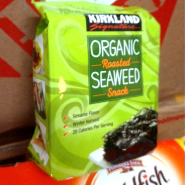 Rong biển ăn liền organic Kirkland