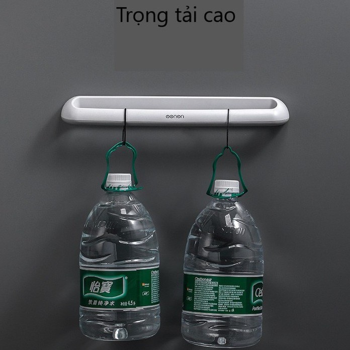 Kệ Treo Dép Thanh Phơi Khăn Phòng Tắm Oenon Cao Cấp, Giá Để Dép Dán Tường Nhà Bếp (Tặng Kèm Miếng Dán)