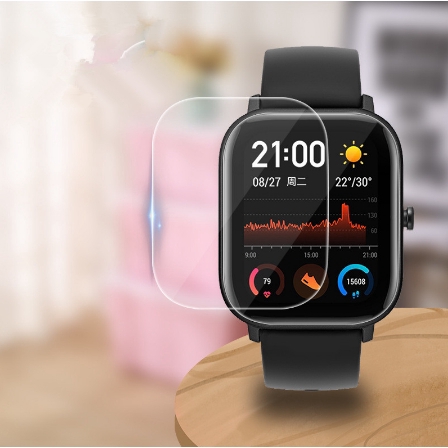 Set 5 Miếng Dán Cường Lực 3d Bảo Vệ Màn Hình Cho Amazfit Gts