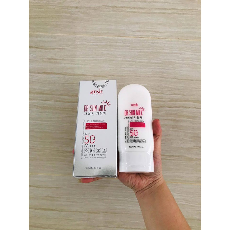 KEM CHỐNG NẮNG DR SUN MILK GENIE 100ML CHÍNH HÃNG (CHỐNG NẮNG HELLO GENIE MẪU MỚI) - 6369