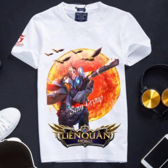 VHL Store [Hàng có sẵn] Áo Liên Quân Mobile Cotton Màu Trắng Elsu mặc định VHL Store