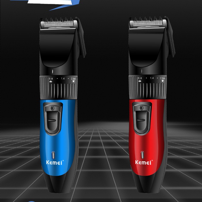 Kemei KM-730 Rechargeable Electric Hair Clipper for Men Detachable Blade