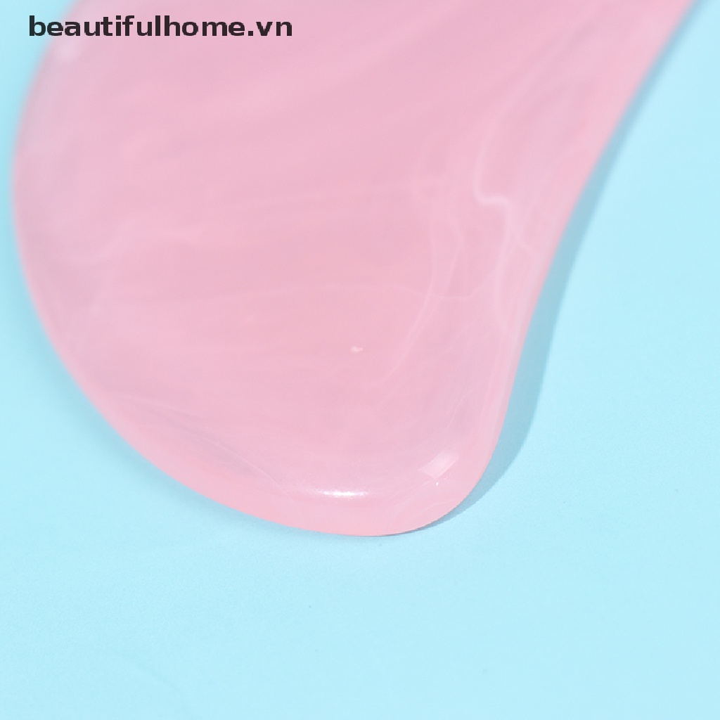 Dụng Cụ Mát Xa Gua Sha Bằng Đá Ngọc Bích Tự Nhiên Xóa Nếp Nhăn