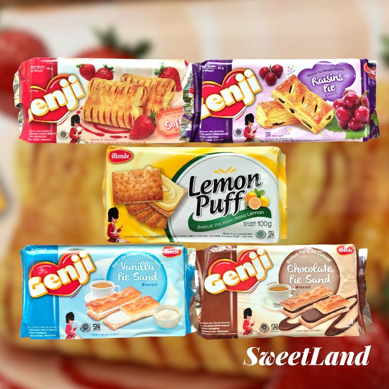 Bánh quy ngàn lớp Monde Genji nhập khẩu Indo 🇮🇩