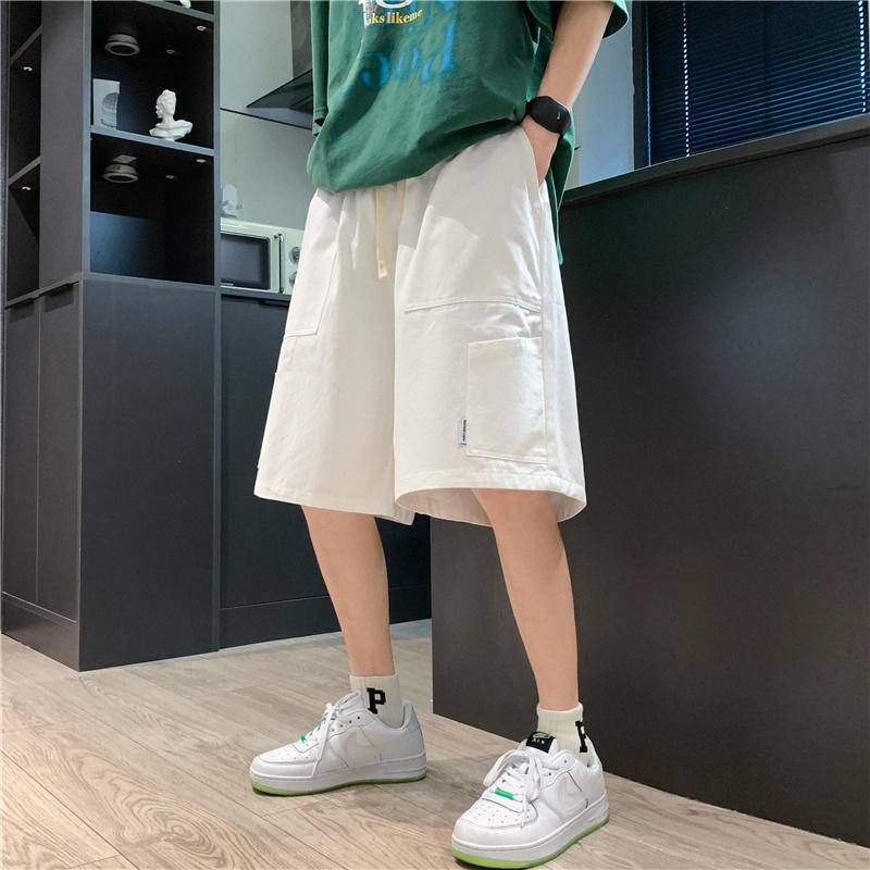 Quần Đùi Short Ngố Bigsize Bò Jean Nam Nữ Form Rộng Ống Suông Ngắn Lưng Cạp Cao Thời Trang Chali Unisex QN008